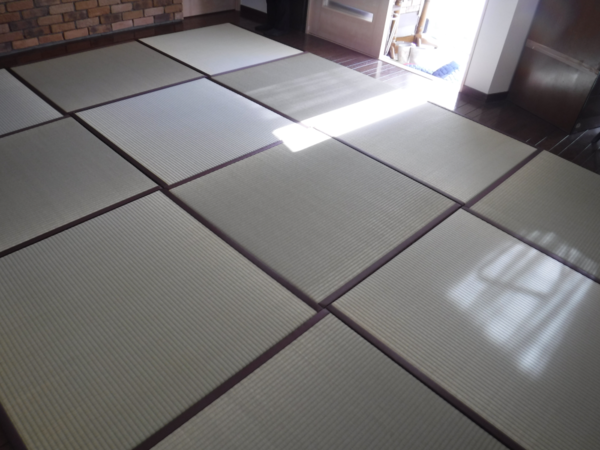 A様　多目的施設（山代町）新畳(ﾌﾛ‐ﾘﾝｸﾞ用薄畳15ｍｍ）半畳12枚作成納品しました。